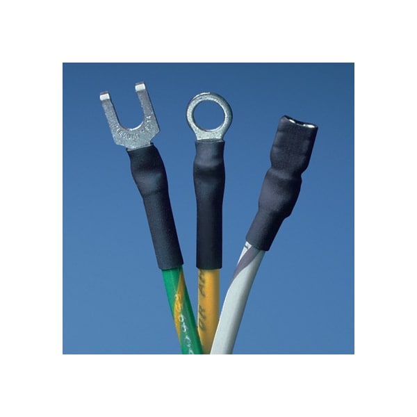 Panduit 1/4" TUBING HEAT SHRINK PO, BLACK THIN WALL, ROHS HSTT25-48-Q